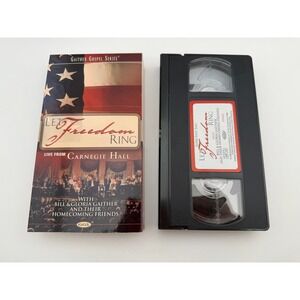 Gaither Gospel Series Let Freedom Ring Live From Carnegie Hall VHS 2002 V097
